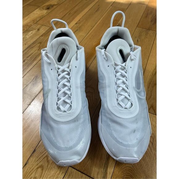 Nike Air Max 2090 Triple White Tennis Shoes 15 BV9977-100 - Picture 1 of 5